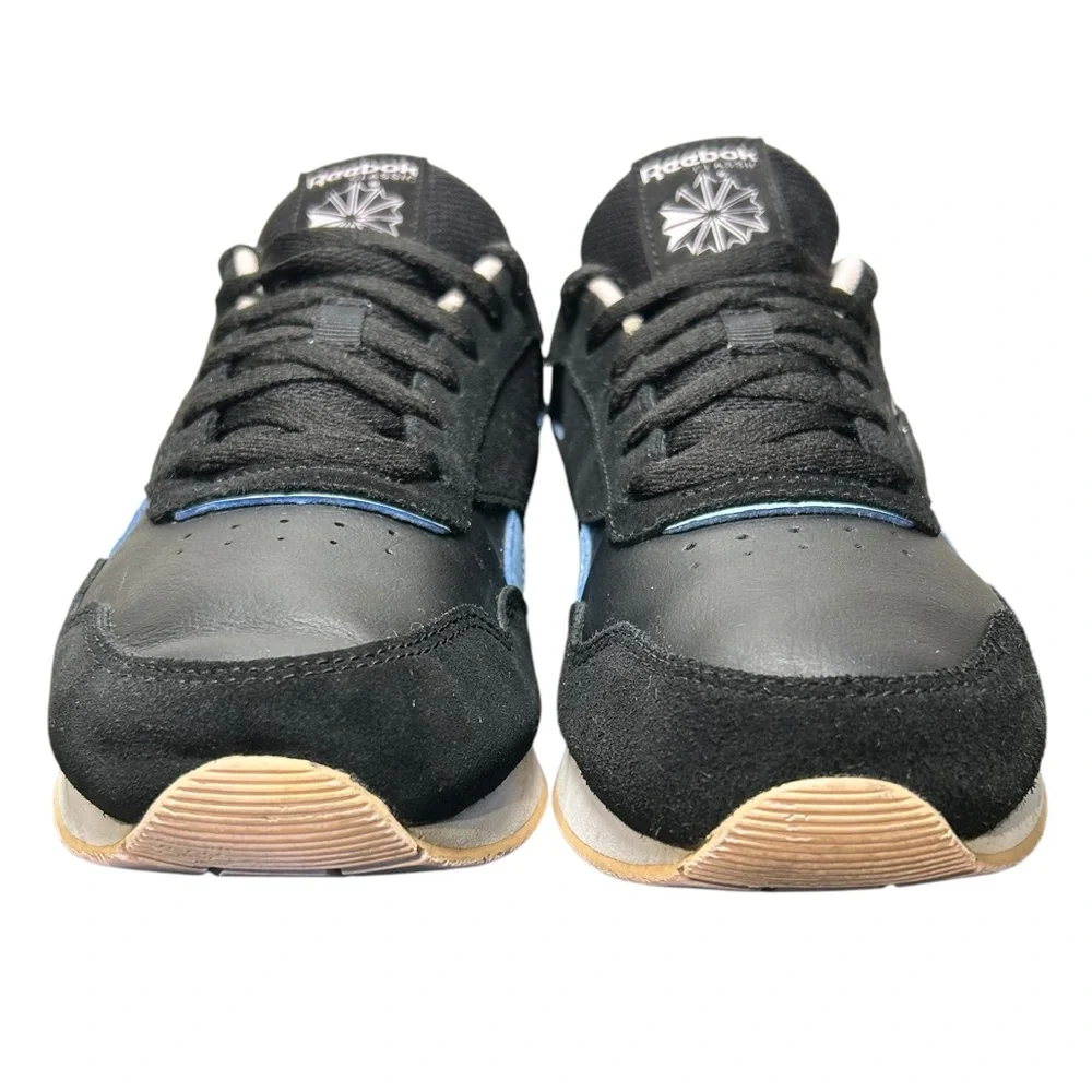 Reebok Classic Leather Retro Sneakers Black‎ Blue Pink Cream Women’s 9